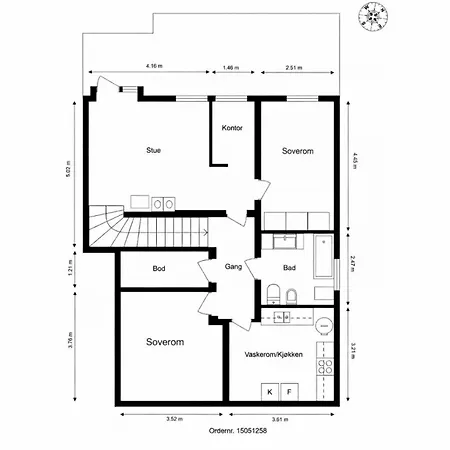 Beautiful & Cozy 3-room In Private House Appartamento *
