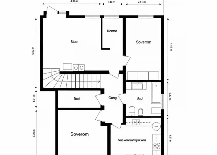 Beautiful And Cozy 3-room House For Rent Lejlighed *